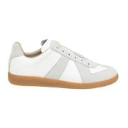 Maison Margiela Vita läder- och mockasneakers White, Herr