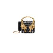 Roberto Cavalli Tiger Bejeweled Telefonfodral Black, Dam