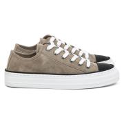 Brunello Cucinelli Casual Sneakers för Vardagsbruk Gray, Dam