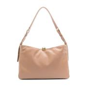 Furla Mjuk Axelväska Beige, Dam