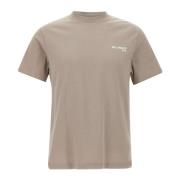 Axel Arigato Legacy Logo Print Tee Duvgrå Beige, Herr