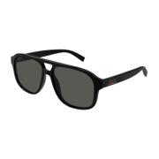 Gucci Stiliga solglasögon med mörka linser Black, Unisex