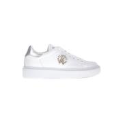 Roberto Cavalli Monogram Sneakers med Logo Print White, Dam