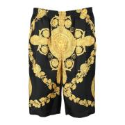 Versace Silke Bermuda Shorts Kollektion Multicolor, Herr