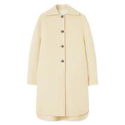 Jil Sander Stilig Kappa för Män Beige, Dam