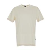 Hugo Boss Vit Merceriserad Bomull T-Shirt White, Herr