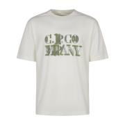 C.p. Company Kortärmade Jersey T-shirts White, Herr