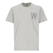 Woolrich Grå Bomull T-shirt med Bröstficka Gray, Herr