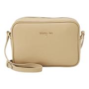 Patrizia Pepe D M Crossbody Martellata Väska Beige, Dam