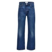 Ami Paris Casual Denimbyxor för Män Blue, Dam