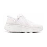 Chloé Vita Sneakers med Whipstitch Trim White, Dam