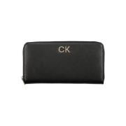 Calvin Klein Elegant Designer Plnbok med RFID-skydd Black, Dam