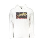 Cavalli Class Elegant Långärmad Sweatshirt Vit White, Herr