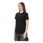 Diesel Svart T-shirt med korta ärmar Essential Black, Dam