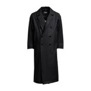 Stutterheim Vattentät Dubbelknäppt Rock Black, Herr