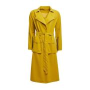 Stutterheim Matt Trench Coat med Modern Design Yellow, Dam