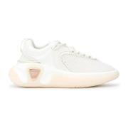 Balmain Sneakers med Mesh Panel och Sidologga White, Herr