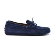 Tod's Läderloafers med Bågdetalj Blue, Dam