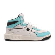 Valentino Garavani Stud High-Top Läder Sneakers Multicolor, Herr