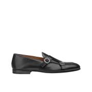 Doucal's Herr spänne loafer i läder | svart Black, Herr