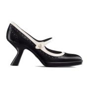 Dior Mary Jane Pumps med CD-signatur Black, Dam