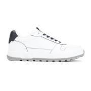 Brioni Vit Midnight Blue Golf Sneakers White, Herr