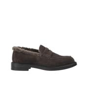 Doucal's Dam penny loafer i mocka | brun Brown, Dam