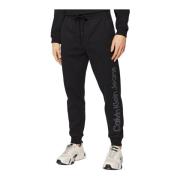 Calvin Klein Sportiga Streetwear Byxor Black, Herr