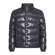 Moncler Grå Quiltad Dunjacka Gray, Herr