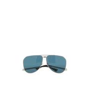 Saint Laurent Metal Aviator Solglasögon Gray, Herr