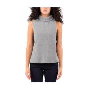 Max Mara Studio Snygg Studio Gilet Gray, Dam