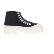 Proenza Schouler Chunky-Sole High-Top Sneakers Black, Dam