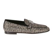 Dolce & Gabbana Signatur Monogram Loafers Brown, Herr