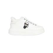 Karl Lagerfeld Kontrasterande låga sneakers White, Dam