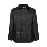 Barbour Bomullsjacka med Corduroy Krage Blue, Herr