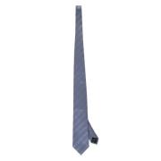 Brioni Sidenslips med Jacquard Motiv Blue, Herr