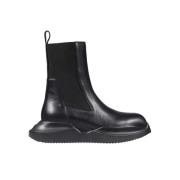 Rick Owens Klassiska Läder Chelsea Boots Black, Herr