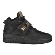 Philipp Plein Höga lädersneakers Black, Herr