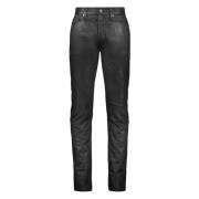 John Elliott Slim Fit Jeans med Metall Detaljer Black, Herr