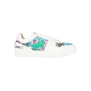 Philipp Plein Kontrasterande låga sneakers White, Herr