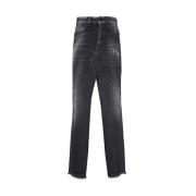 Dondup Sliten Denim Långkjol Black, Dam