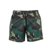 Heron Preston Camouflage Bermuda Shorts Green, Herr