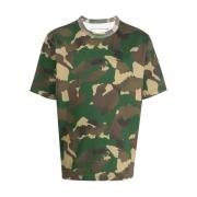 Heron Preston Camo Ekologisk Bomull T-Shirt Green, Herr