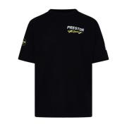 Heron Preston Svart bomull T-shirt med logotryck Black, Herr