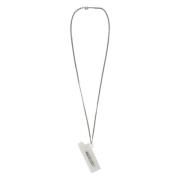 Ambush Mässing Lighter Case Halsband White, Herr