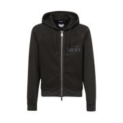 Dsquared2 Bomull Full Zip Hoodie med Logo Green, Herr