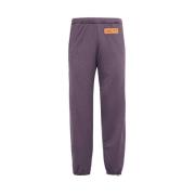 Heron Preston Kontrast Sidestripe Bomull Byxor Purple, Herr