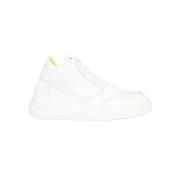 Msgm Låga lädersneakers White, Herr