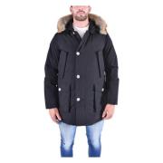 Woolrich Arktisk Avtagbar Päls Parka Black, Herr