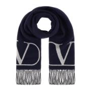 Valentino Garavani Stiliga Scarves & Shawls Kollektion Blue, Herr